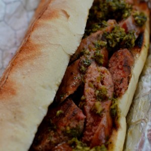 pan con chorizo