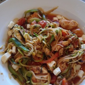Zucchini Marinara Pasta