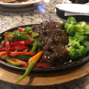 Fajitas de cerdo.
