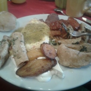 un desayuno buffet 