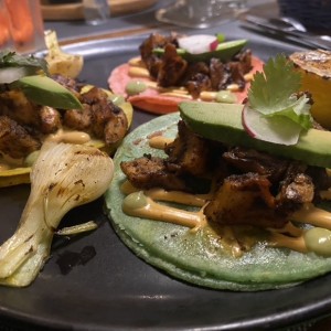 Tacos de pulpo