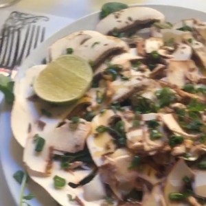 carpaccio de portobello
