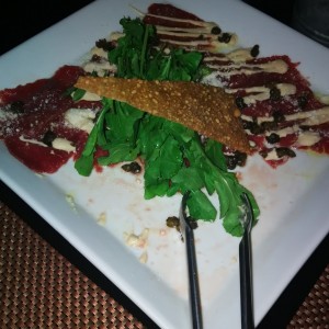 carpaccio de res