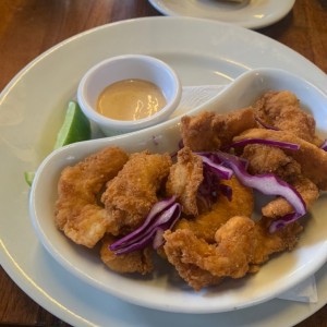 Camarones empanizados
