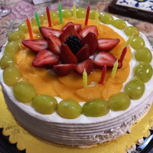 pastel de frutas 