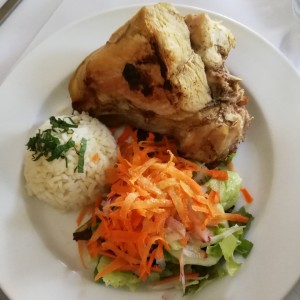Gallina Asada (del caldo de gallina)