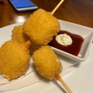 Brochetas Kushiage - Kushiage de Queso