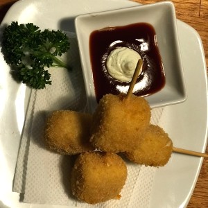 Brochetas Kushiage - Kushiage de Queso