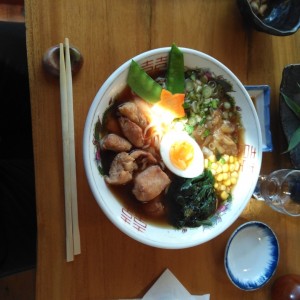 Ramen con pollo