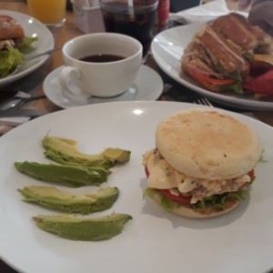 sandwich de huevo
