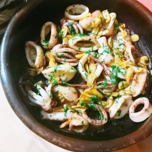 calamares al ajillo