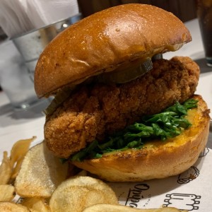 burger de pollo *x tiempo limitado