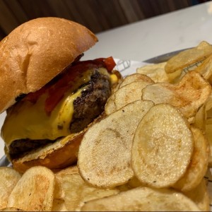 bacon cheddar burger 