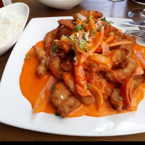 Pollo a la diabla 