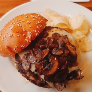 Hamburguesas - Mushroom & Swiss Burger