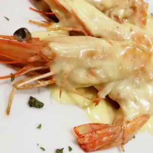 camarones en salsa de coco