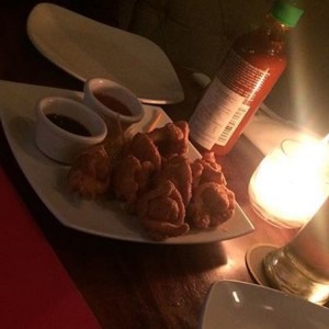 Wonton de Pollo Ahumado