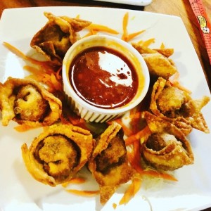 Wonton de Pollo Ahumado