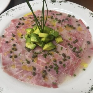 Carpaccio de atun 