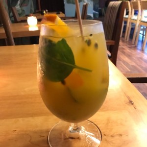 naranjada con maracuya