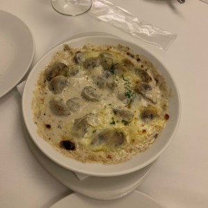 hongos gratinados