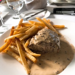 Steak a las 3 pimientas