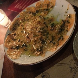 Entradas - Carpaccio Bianco