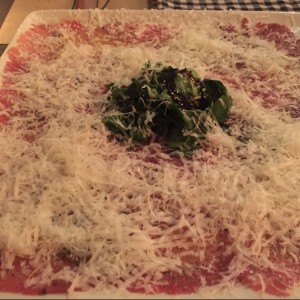 carpaccio de res
