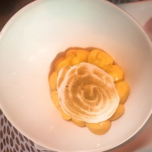 postre de maracuya y galleta
