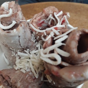 helado de Nutella y fresas con coco