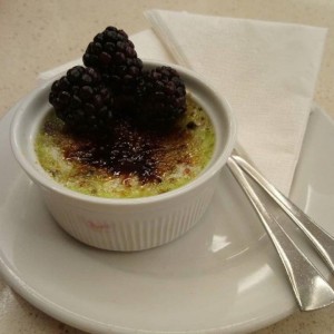 creme Brule de pistacho y cardamomo