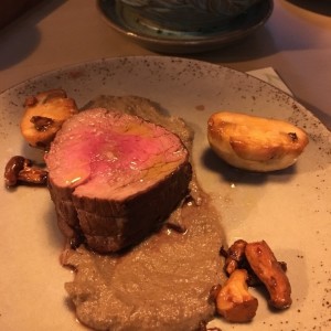 Lomito con hongos