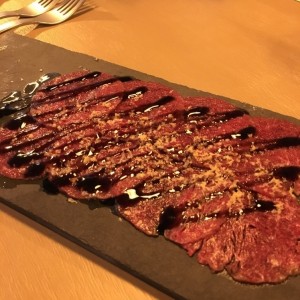 carpaccio de lomito