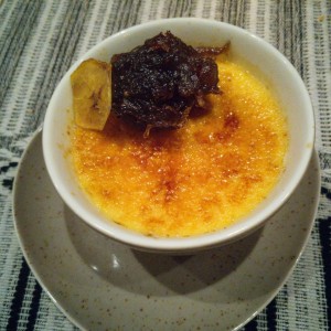 Creme brulee de Chilacayote