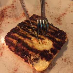 Entradas - Queso panela asado