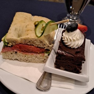 sandwich italiano con brownie
