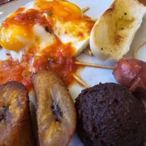 Desayuno típico. 