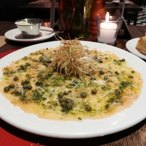 Entradas - Carpaccio Bianco