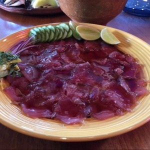Tiradito de tuna