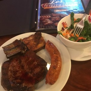Mixto de Pusyaso y Costilla con Chorizo