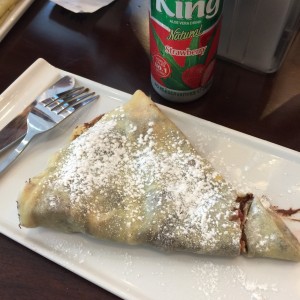crepa de nutella con fresas