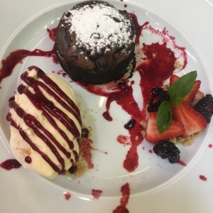 volcano de chocolate