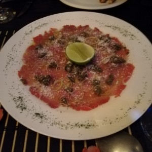 Carpaccio de lomito