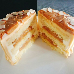 Petit Gateau de Vainilla y Cajeta