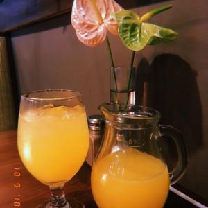 Naranjada con soda 