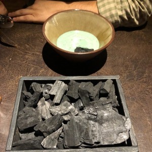 postre!! carbon comestible!! otro nivel!!