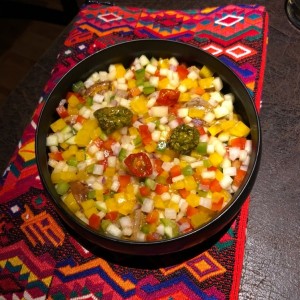 carne de res con picadillo, no me recuerdo el nombre pero estaba genial!! muchisimos sabores en cada bocado.