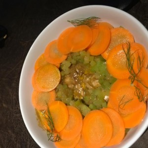 solomillo de cerdo con zanahoria