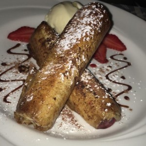 creas fritas con queso mascarpone