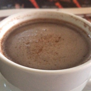Una rica taza de cacao.